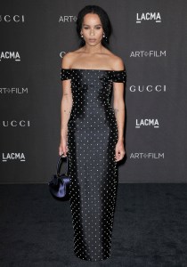 Zoe Kravitz arrives at the 2018 LACMA Art + Film Gala held at LACMA in Los Angeles, CA on Saturday, ​November 3, 2018. (Photo By Sthanlee B. Mirador/Sipa USA)(Sipa via AP Images)