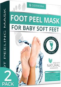 dermora, best foot peel masks