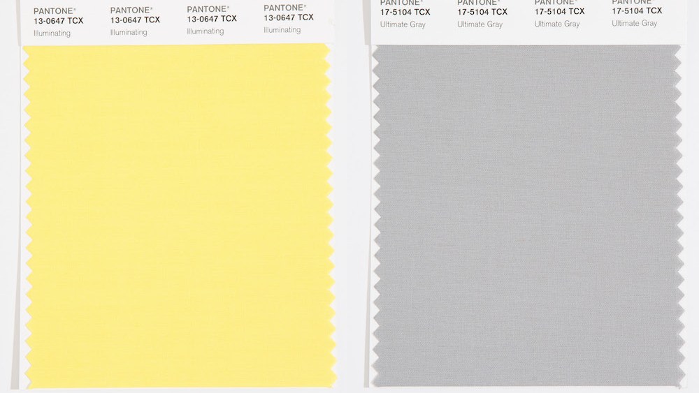 Pantone Color Institute selected a duo of colors, Ultimate Gray and Illuminating, as the Pantone Color of the Year for 2021.