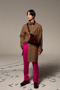 A look from Berluti's upcoming fall 2021 collection.