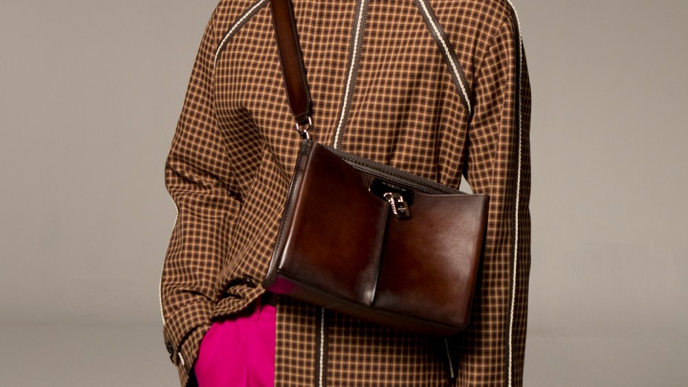 A look from Berluti's upcoming fall 2021 collection.
