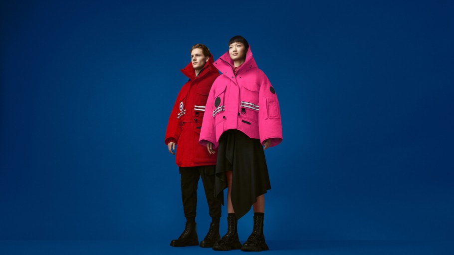 Canada Goose uses AR and computer-generated imagery to illustrate its first-ever fashion capsule with rising Chinese designer Angel Chen.