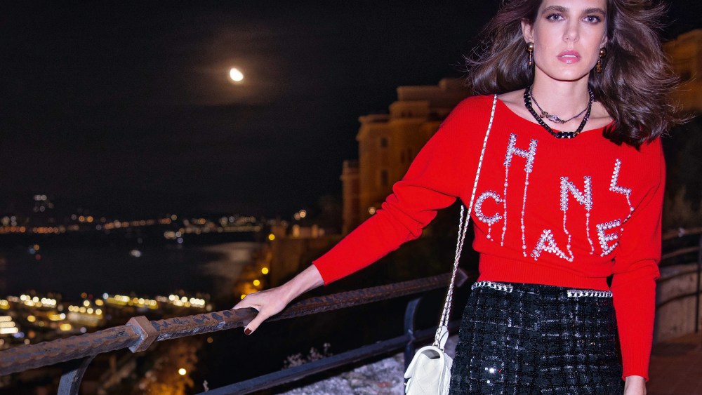 Charlotte Casiraghi in Chanel's spring 2021 advertising campaign.
