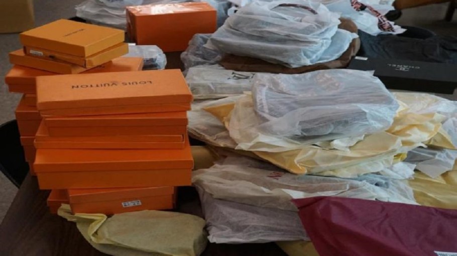 U.S. Customs and Border Protection officers seized two shipments containing counterfeit luxury designer goods worth more than $550,000.