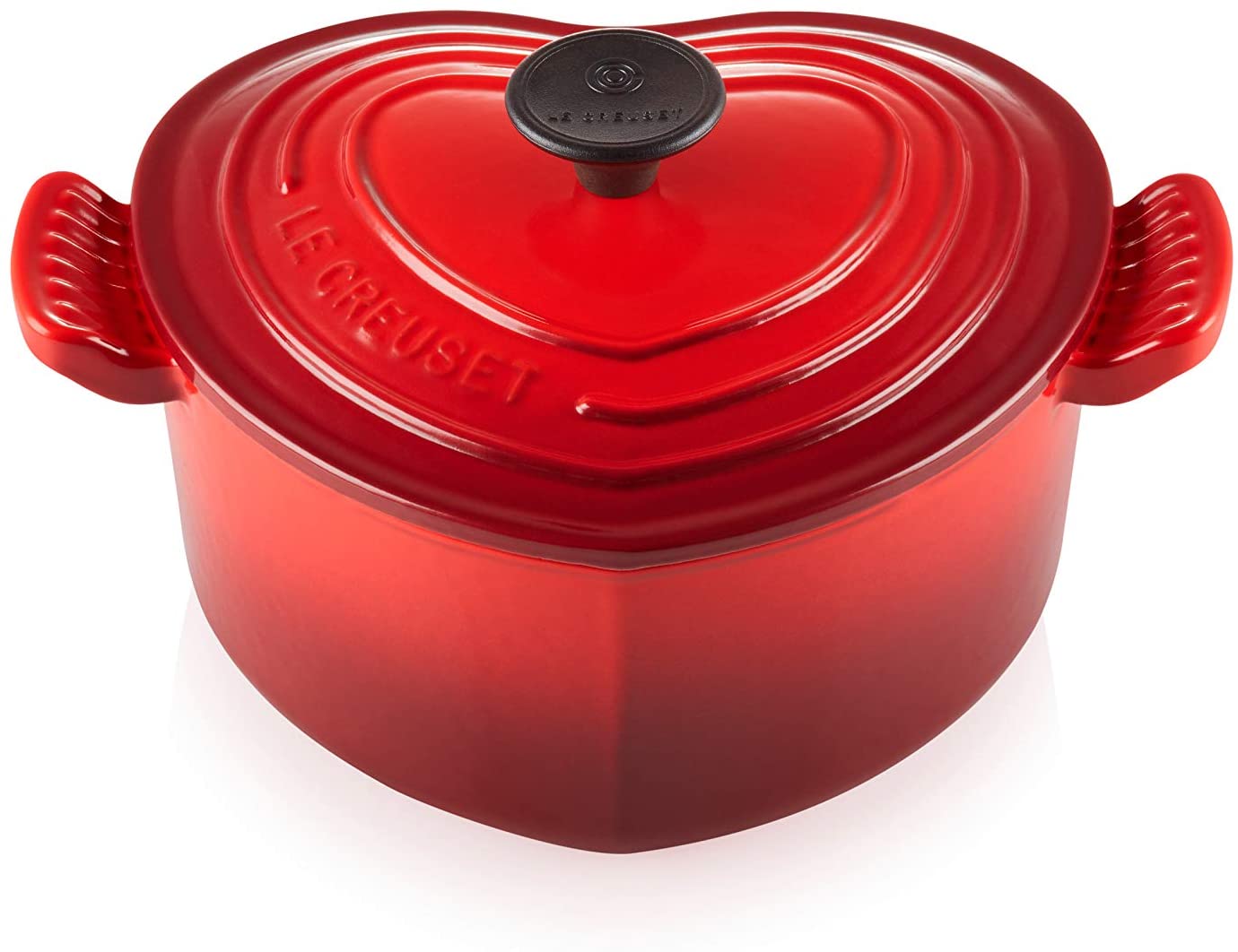 25 Unexpected Ways To Say "I Love You" this Valentine's Day, Le Creuset Enameled Cast Iron Heart Cocotte, 2 qt., Cerise