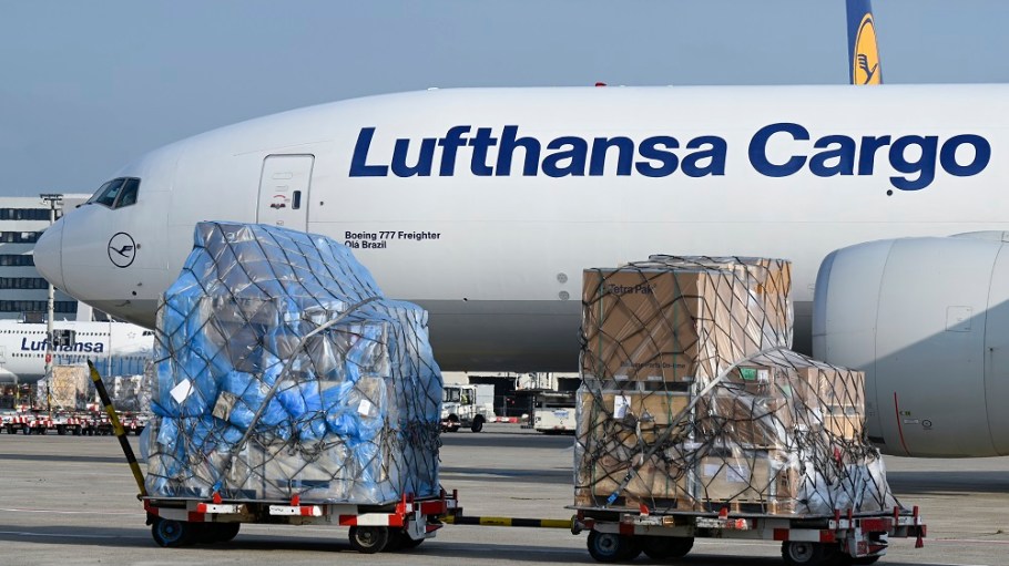 Air freight volume improved in November from the prior month, but remained depressed compared to 2019, IATA reported.