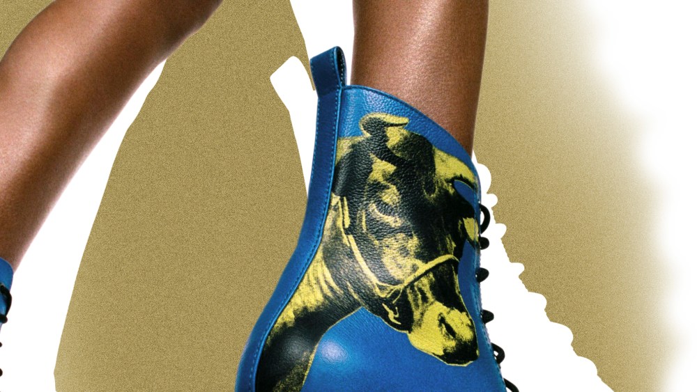 Nicholas Kirkwood has collaborated with The Andy Warhol Foundation on a capsule marking the Year of the Ox.