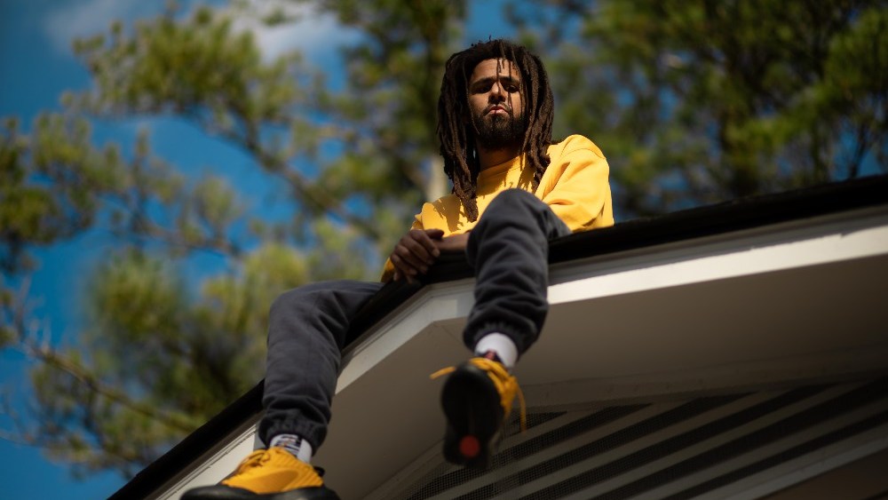 Puma recreated the album cover of J. Cole's "2014 Forest Hills Drive" to promote the Dreamer 2 "January 28"