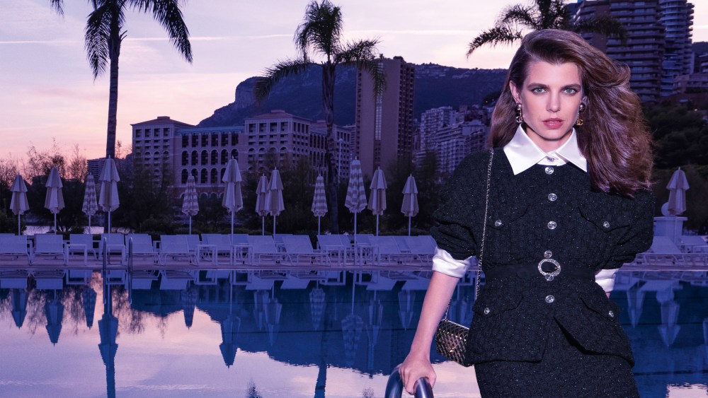 Charlotte Casiraghi in Chanel's spring 2021 advertising campaign.