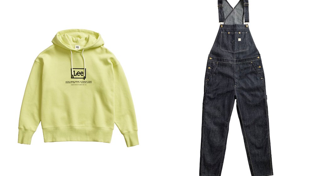 A look from the Lee x H&M collaboration.