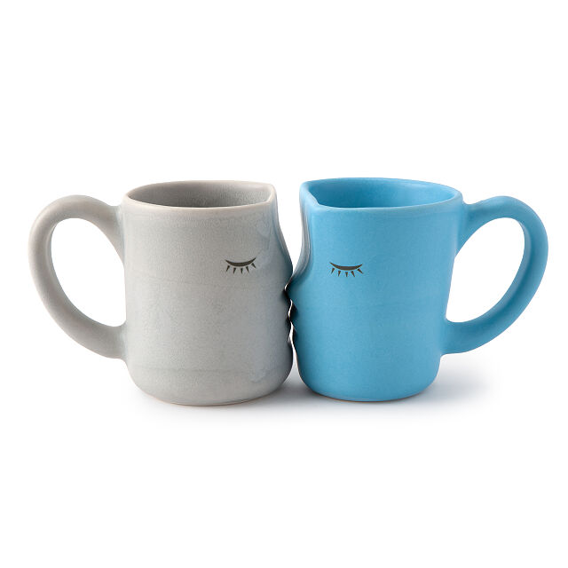25 Unexpected Ways To Say "I Love You" this Valentine's Day, Uncommon Goods Kissing Mugs