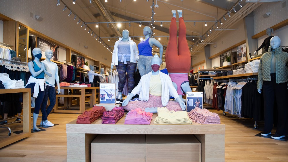 Inside an Athleta store, a heightened focus on inclusivity.