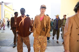 Backstage at Etro Men's Fall 2021