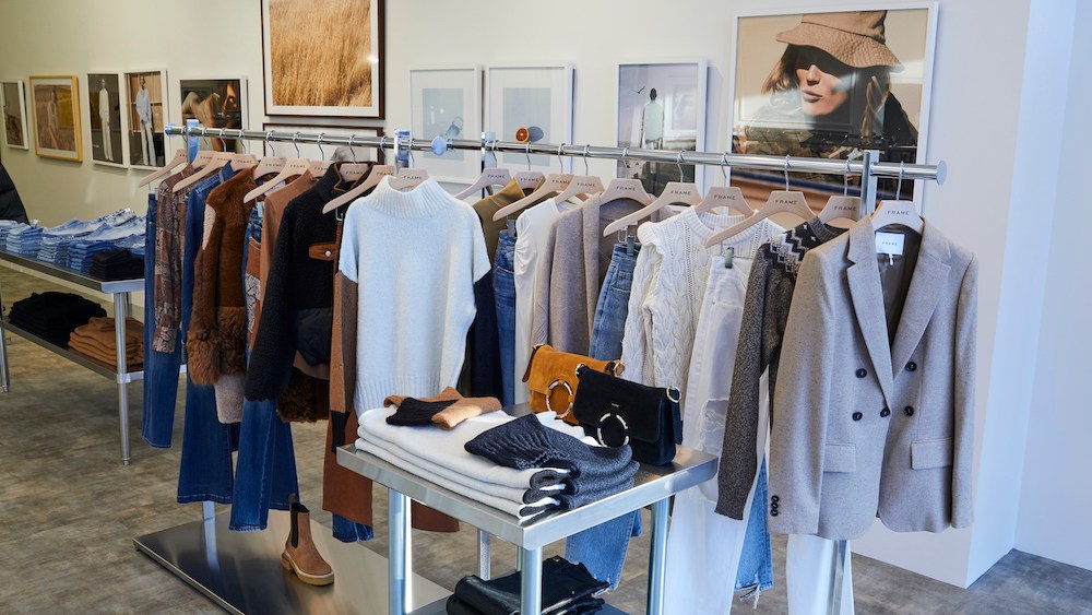 Premium denim brand Frame opened its first Long Island popup featuring a photo gallery that benefits a local non-profit organization.