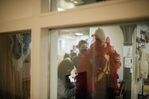 WWD’s Kuba Dabrowski visits Iris Van Herpen's Amsterdam atelier during the fitting for Dutch-Iranian musician Sevdaliza.