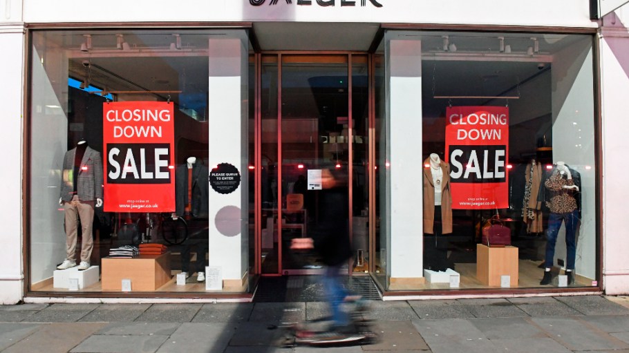 Marks and Spencer's acquisition of the bankrupt Jaeger fashion brand will result in 233 job cuts and 63 stores and concessions closed.