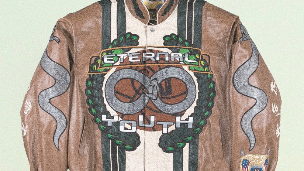 Los Angeles' Advisory Board Crystals, Jonas Wood and Jeff Hamilton designed a letterman jacket honoring the life of Lakers star Kobe Bryant.