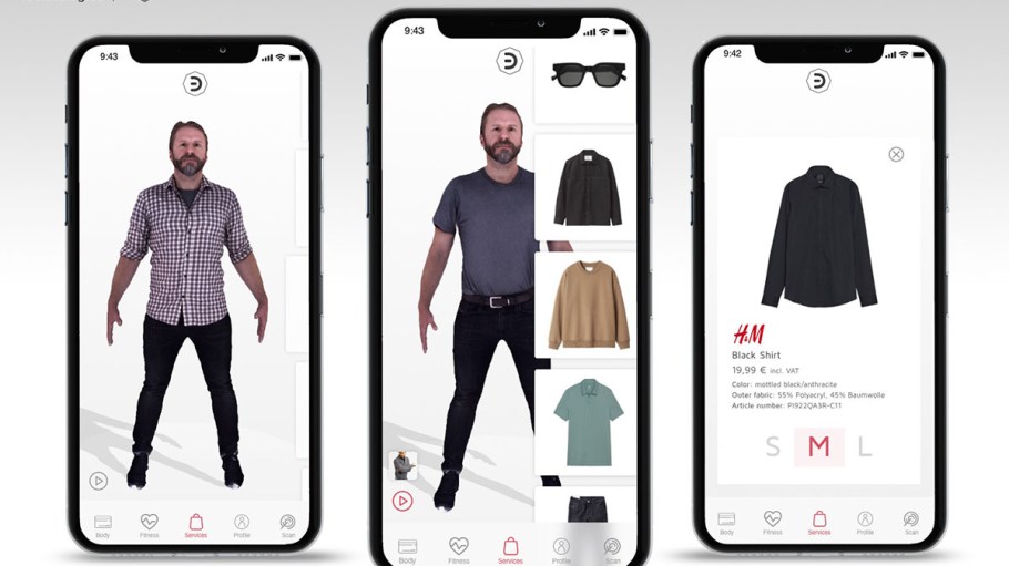 Hennes and Mauritz's innovation lab teamed with AR/VR firm Nexr Technologies to develop an in-store “digital fitting room" in German stores.