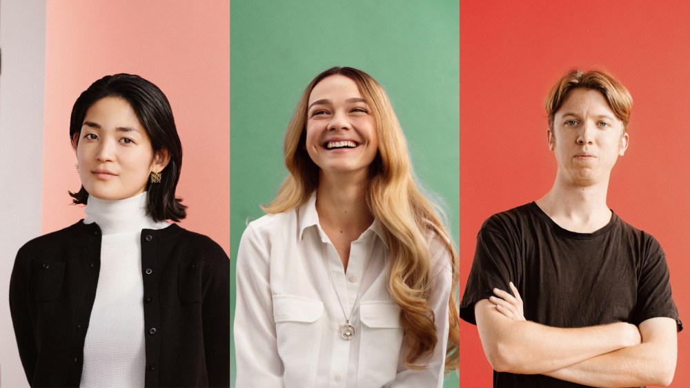 De Beers' collaborators Ami Masamitsu, Kristina Ferenchuk and Louis Tamlyn