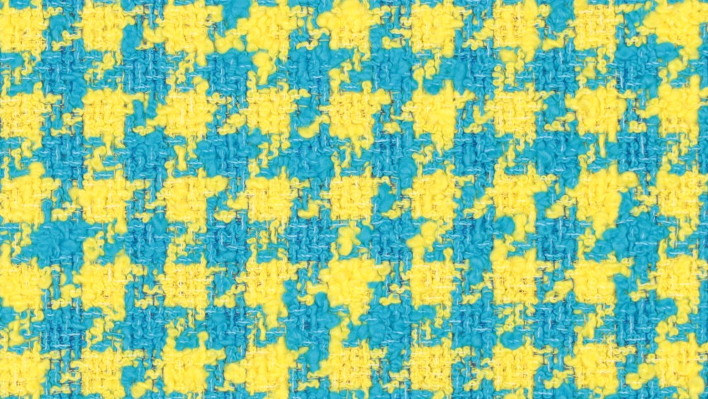 An houndstooth fabric from Bonotto's spring 2022 collection.