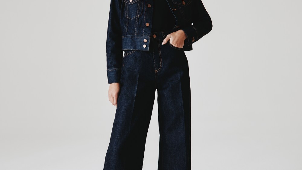 A tailored women's look from AG Jeans for fall.
