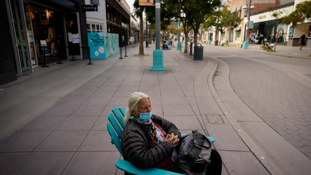 Santa Monica Third Street Promenade Coronavirus