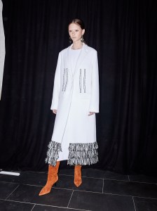 Backstage at Jason Wu RTW Fall 2021.
