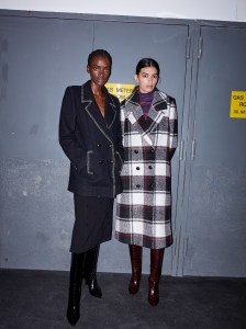 Backstage at Jason Wu RTW Fall 2021.