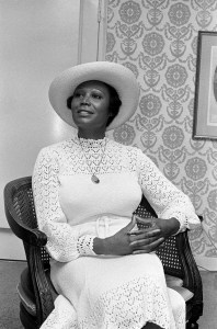 Businesswoman Barbara Walden founder of Barbara Walden Cosmetics talks to WWD about black beauty, 1979.