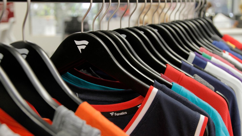 Fanatics' fan apparel.