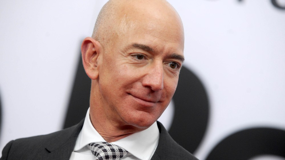 Photo by: Dennis Van Tine/STAR MAX/IPx 2/2/21 Jeff Bezos will step down as CEO of Amazon in the thrid quarter of this year. STAR MAX File Photo: 12/14/17 Jeff Bezos at the premiere of 'The Post' in Washington DC.
