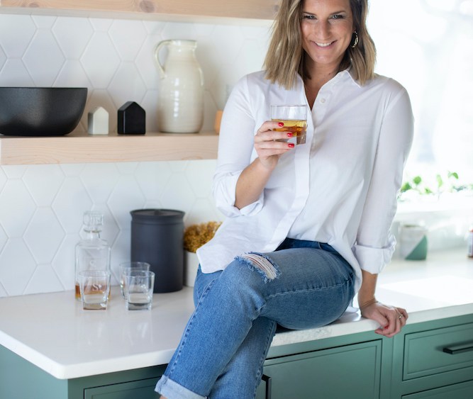 Liverpool's Living In Yellow collection of jeans, a blazer and a denim jacket was designed with blog founder Erin Schrader and her team.