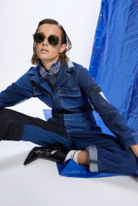 Premium denim brand Mother launched its 60% Mother collection of patchwork denim garments made of pre- and post-consumer waste.