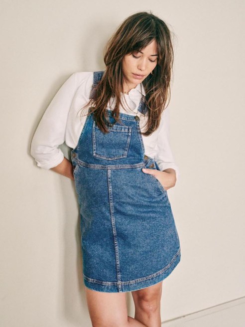Sézane launched a new capsule of maternity apparel called 9 Months in Sézane that's designed to be worn throughout pregnancy and motherhood.