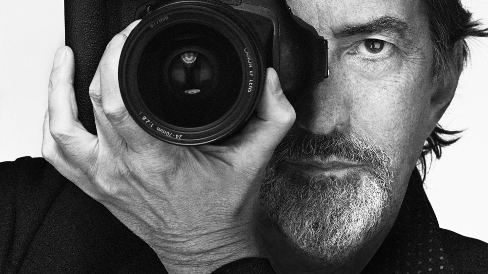 Italian photographer Giovanni Gastel, lensed by his longtime assistant Giovanni Battista Righetti.
