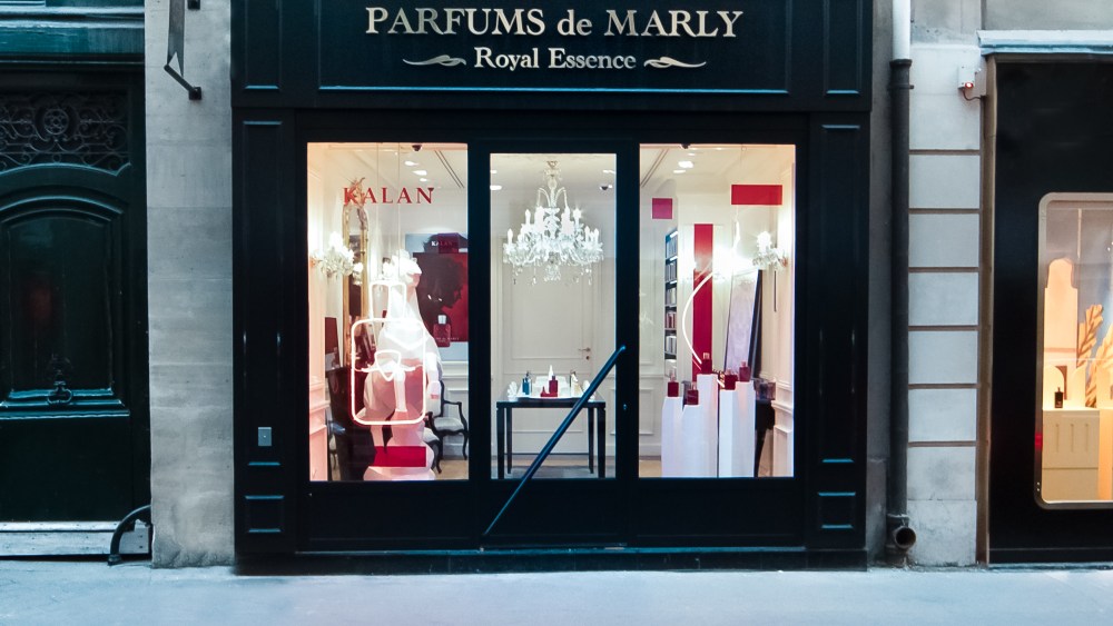 The Parfums de Marly boutique in Paris.
