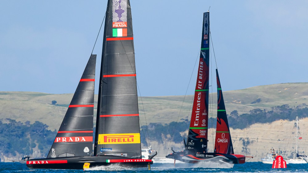 17/03/21 - Auckland (NZL)36th America’s Cup presented by PradaAmerica’s Cup Match - Race Day 7Emirates Team New Zealand, Luna Rossa Prada Pirelli Team