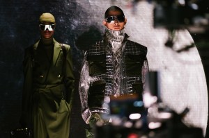 Backstage at Balmain RTW Fall 2021