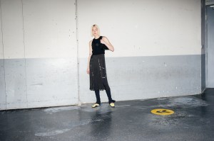 Backstage at Coperni RTW Fall 2021.