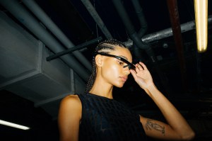 Backstage at Coperni RTW Fall 2021.