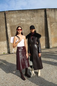 Backstage at Courreges RTW Fall 2021