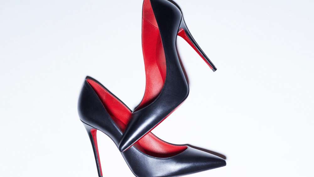 A pair of iconic Louboutin pumps