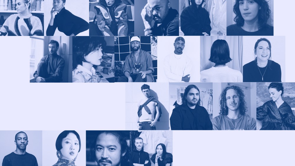 The 20 semifinalists of the LVMH Prize for Young Designers.