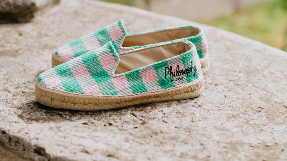 Philosophy di Lorenzo Serafini and Manebí collaborated on a spring 2021 footwear capsule collection