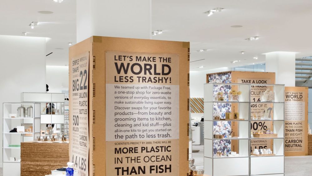 Pop in, Nordstrom, Package Free, zero-waste, sustainable