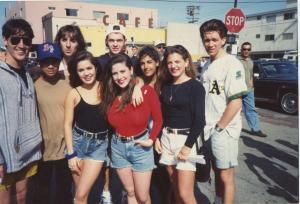 kid 90 -- As a teenager in the 90s, Soleil Moon Frye carried a video camera everywhere she went, documenting her group of friends as they grew up in Hollywood and New York City. kid 90 is a coming-of-age story that explores how sometimes we need to look back to find our way forward. Soleil Moon Frye & New Kids On The Block, shown. (Photo by: Courtesy of Soleil Moon Frye)