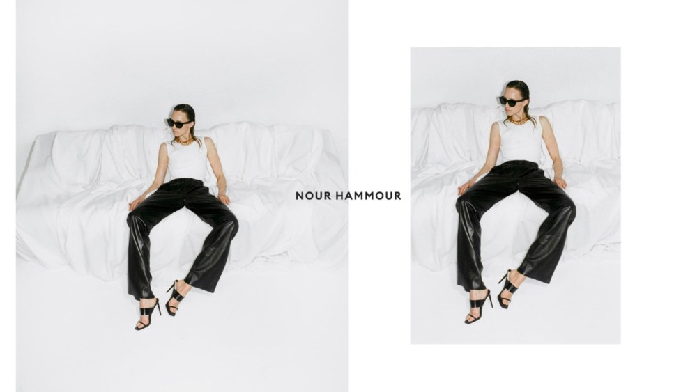 A look from Nour Hammour fall 2021 collection