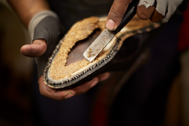 Allen Edmonds recrafts between 55,000 and 75,000 pairs of shoes