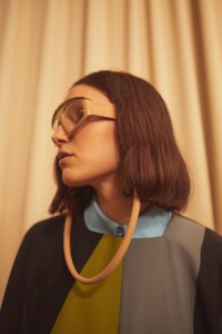 Backstage at Burberry RTW Fall 2021.