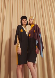 Backstage at Burberry RTW Fall 2021.